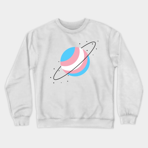 Transgender Planet Crewneck Sweatshirt by Pridish